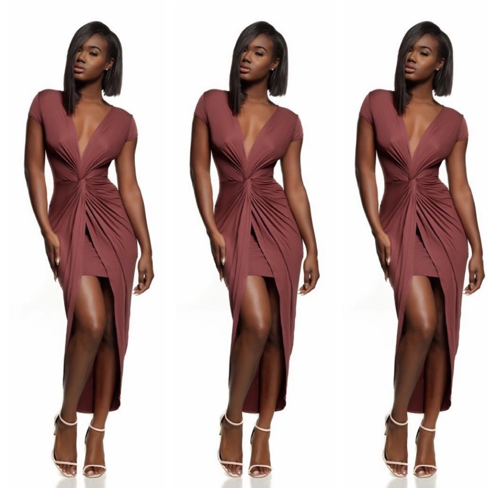 Wine dress